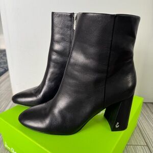 Sam Edelman Black Heeled Daria Boots